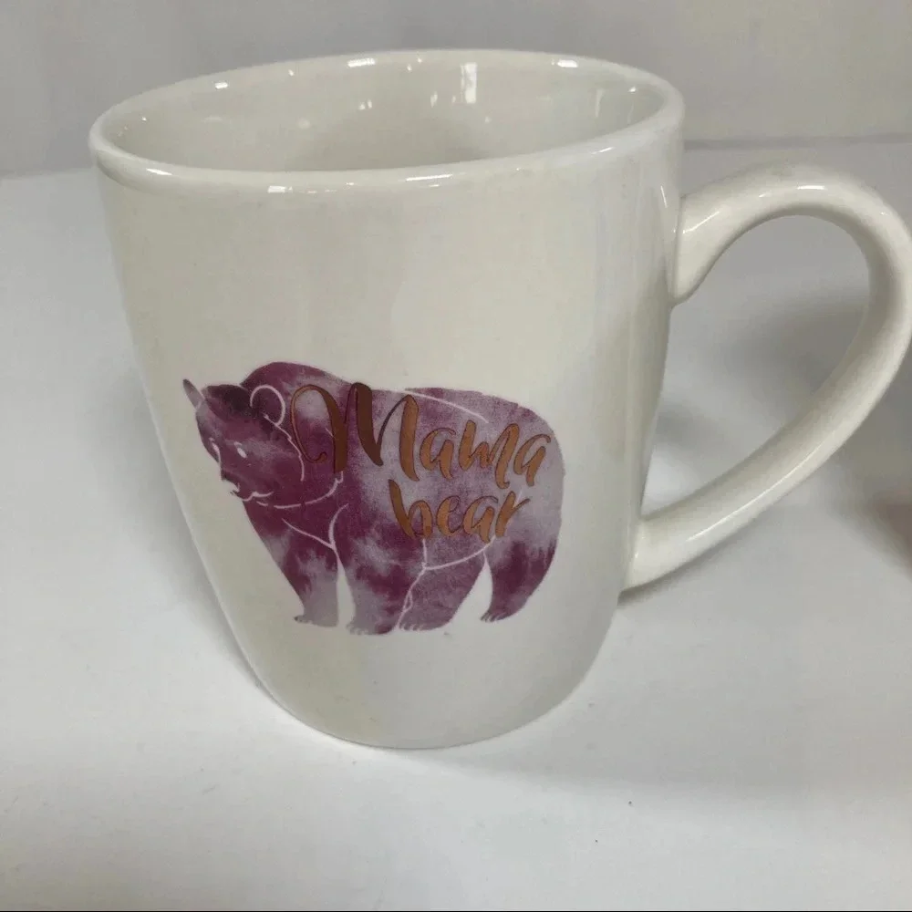 Mama bear and papa bear pair of coffee mugs